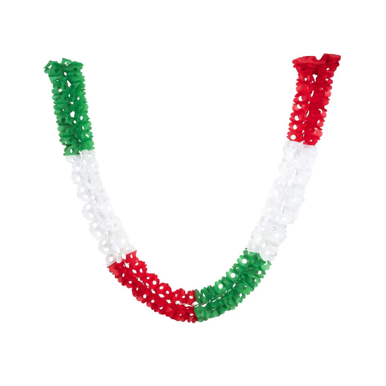 Guirnalda Gusano Tricolor para Fiesta